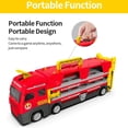thumbnail image 2 of Remote Control Trailer Truck With Folding Catapult Toy Set Great For Kids New, 2 of 5