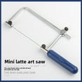 thumbnail image 3 of ASB 400 Compact U-Shaped Mini Saw - 65MN Steel Fine-Tooth Hand Saw for Wood, Plastic & Steel Cutting - Ideal for DIY Crafts, Woodworking Models & Intricate Projects - Easy-to-Use Tool for Beginners &, 3 of 6