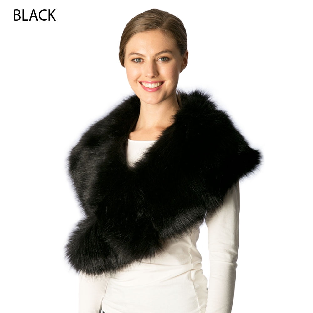 faux fur shawl walmart