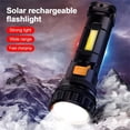 thumbnail image 2 of EastVita LED Solar Tactical Flashlight 1200mah Rechargeable Battery Waterproof Outdoor Camping Emergency Light, 2 of 8