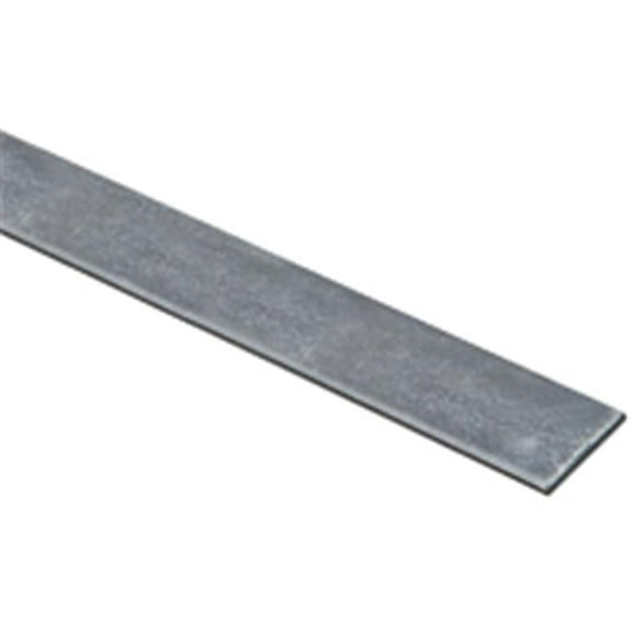 180042 Steel Flat Bar Galvanized, 1.25 x 36 In.