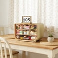 thumbnail image 6 of Desktop Storage Box, Multifunctional Drawer Organizer for Cosmetics, Stationery and Jewelry, Compact Transparent Storage Container for Student Dorm, Office Desk and Vanity Countertop, 6 of 6