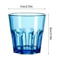 thumbnail image 6 of 4Pcs Acrylic Transparent Cups Shatterproof Beverage Cups Octagon Cup, 6 of 8