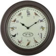 thumbnail image 2 of Esschert Design (#FB416) Bird Sounds Clock, Dark Brown, 2 of 4