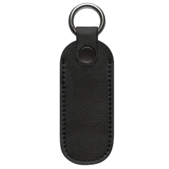 PU Leather USB Flash Drive Protector Secure Snap Closure Keychain Holder Scratch Resistant Travel Essential