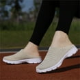 thumbnail image 6 of GHSOHS Slippers for Women Mesh Breathable Lightweight Flat Bottom Half Slippers Summer Fashion Sports Shoes Slide Sandals(38,Beige), 6 of 9