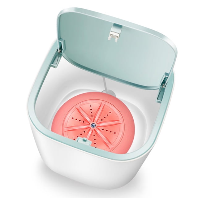 Lavadora portátil mini turbo para ropa interior y calcetines - Color rosa pastel, ideal para dormitorios estudiantiles
(Nota: He creado un título en español mexicano que mantiene la esencia del