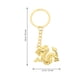 thumbnail image 2 of OUNONA 2Ud Llavero Dragón Dorado De Aleación Para De Bolsos Y Llaves, 2 of 6