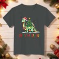 thumbnail image 6 of NOLDARES Christmas Shirt Toddler Boy Girl Merry Christmas Tshirt Xmas Graphic Tees Holiday Short Sleeve Tops,Size 5-6 Y, 6 of 6