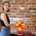 thumbnail image 3 of Pub Quiz Night Spinner Spinning Prize Wheel Diy Spin Wheel Set with Stable Stand Colorful Lucky Roulette Spinner for Carnival Party, 3 of 8