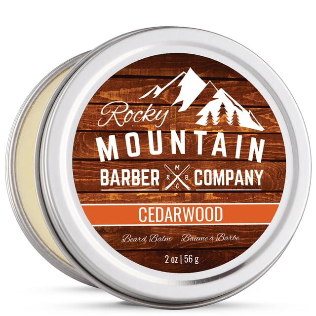 Bálsamo para barba Rocky Mountain Barber, 60 ml, 100% madera de cedro natural