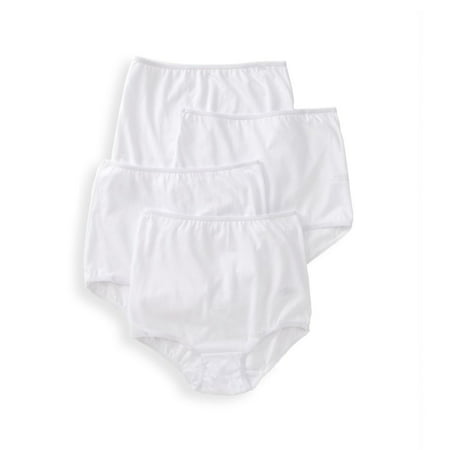 Women's Teri 122 Cotton Full Cut Brief Panties - 4