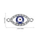 thumbnail image 5 of 20 piezas de dijes de doble agujero con forma de ojo malvado, joyería DIY, colgante, conector, collar, dijes colgantes, 5 of 5