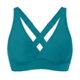 thumbnail image 3 of WILLBEST Traje de Baño de Natación para Mujer, Top de Bikini Elástico con Aros y Cobertura Completa, Top de Bikini Push Up, Top Corto con Lazo En La Espalda, 3 of 4
