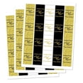thumbnail image 3 of 95th Birthday Miniatures Candy Bar Wrapper, (Set of 60) Mini Candy Bar Stickers; 3 Designs: 24 Gold, 24 Black, 12 White, Candy Not Included, 3 of 5