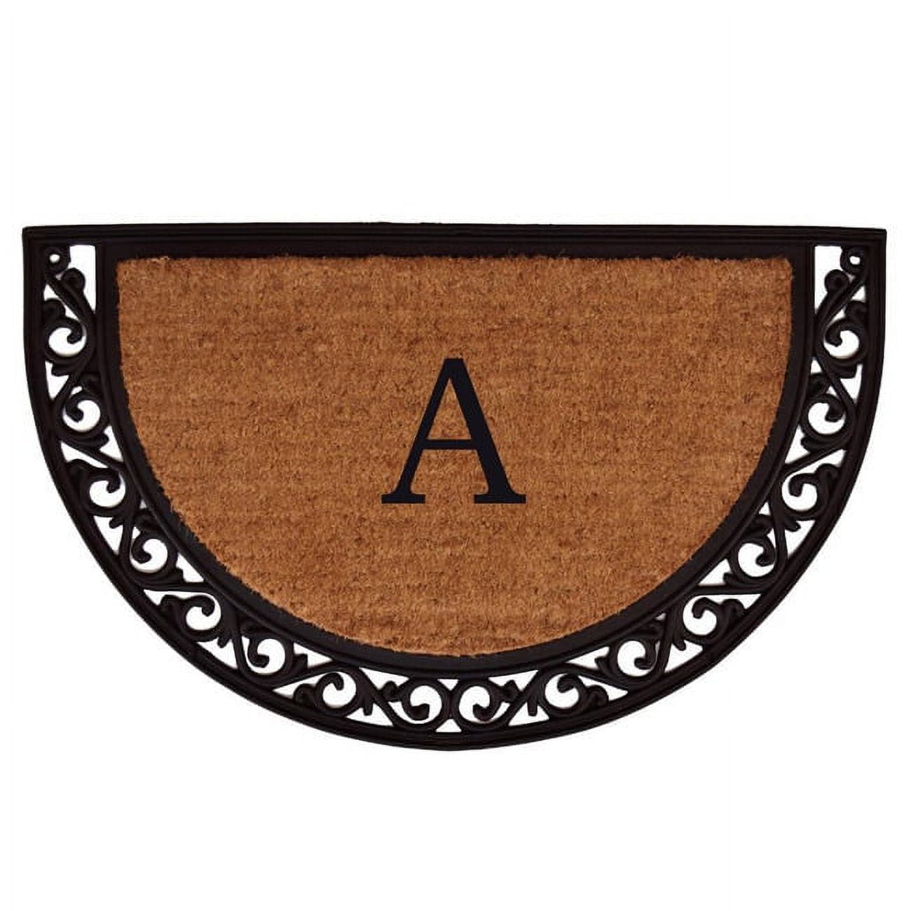 Calloway Mills Ornate Scroll Monogram Outdoor Doormat 2' x 3' (Letter F)
