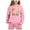 Pink, variant on CHENge Girls Sweat Suit Set - 2 Piece Soft Lightweight Pullover Hoodie and Jogger Sweatpants for Girls