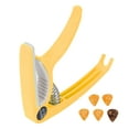 thumbnail image 4 of Electric Guitar Capo, Easy To Use Guitar Capo Set  For Ukulele For Mandolin Yellow, 4 of 8