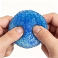 thumbnail image 4 of Sky Blue Textured Slush Ball Toy, Soft Slow Rebound, Particle Friction Stress Relief, Desktop Decor Relaxation, Dorm Stress Gift, 4 of 6