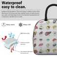 thumbnail image 3 of Lunch Bag Lunch Box for Women Reusable Insulated Lunch Bags,Water-Resistant Sushi Icon Collection Awesome Cooler Lunch Tote Bag, Large Capacity for Work Travel Picnic, 3 of 6