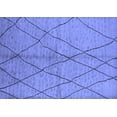 thumbnail image 1 of Ahgly Company Indoor Rectangle Solid Blue Modern Area Rugs, 8' x 10', 1 of 4