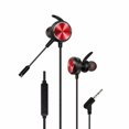 thumbnail image 2 of Hicess GM-D3 3.5mm Wired In-ear Earphone with Mic for Live Streaming/Online Courses, 2 of 7