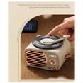 thumbnail image 4 of Antiguo Vintage A Pequeños Altavoces Bluetooth con Reloj Mini Altavoces Bluetooth Portátiles con Micrófono Inalámbrico C, 4 of 10