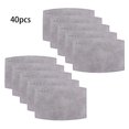 thumbnail image 1 of 40pcs Fine Denier Face Mask Filter Inserts Cotton Mask Soft Wicking PM2.5 Filtration Filter Inserts, 1 of 8