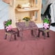 thumbnail image 3 of Juego de sillas de mesa artesanales CUTICAT de resina multicolor, 3 of 7