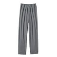 thumbnail image 4 of CATALOG CLASSICS Womens Sweat Suits 2 Piece Set Jogger Track Suits, Thin Stripe - Medium, Heather Gray, 4 of 4