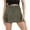 Army Green, variant on Casual Summer Cargo Skirts for Women Comfortable None Sleeveless Sundress Casual Outing Aesthetic Style