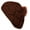 Brown, variant on Warm Cross Rib Knit Crochet Beret with Pom Pom