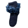 thumbnail image 5 of Blue Stockings Elegant Lace Trimmed Thigh High Socks With Ruffle Cuff Detail For Comfortable Stretchable Stockings Fashionable Hosiery polyester, 5 of 5