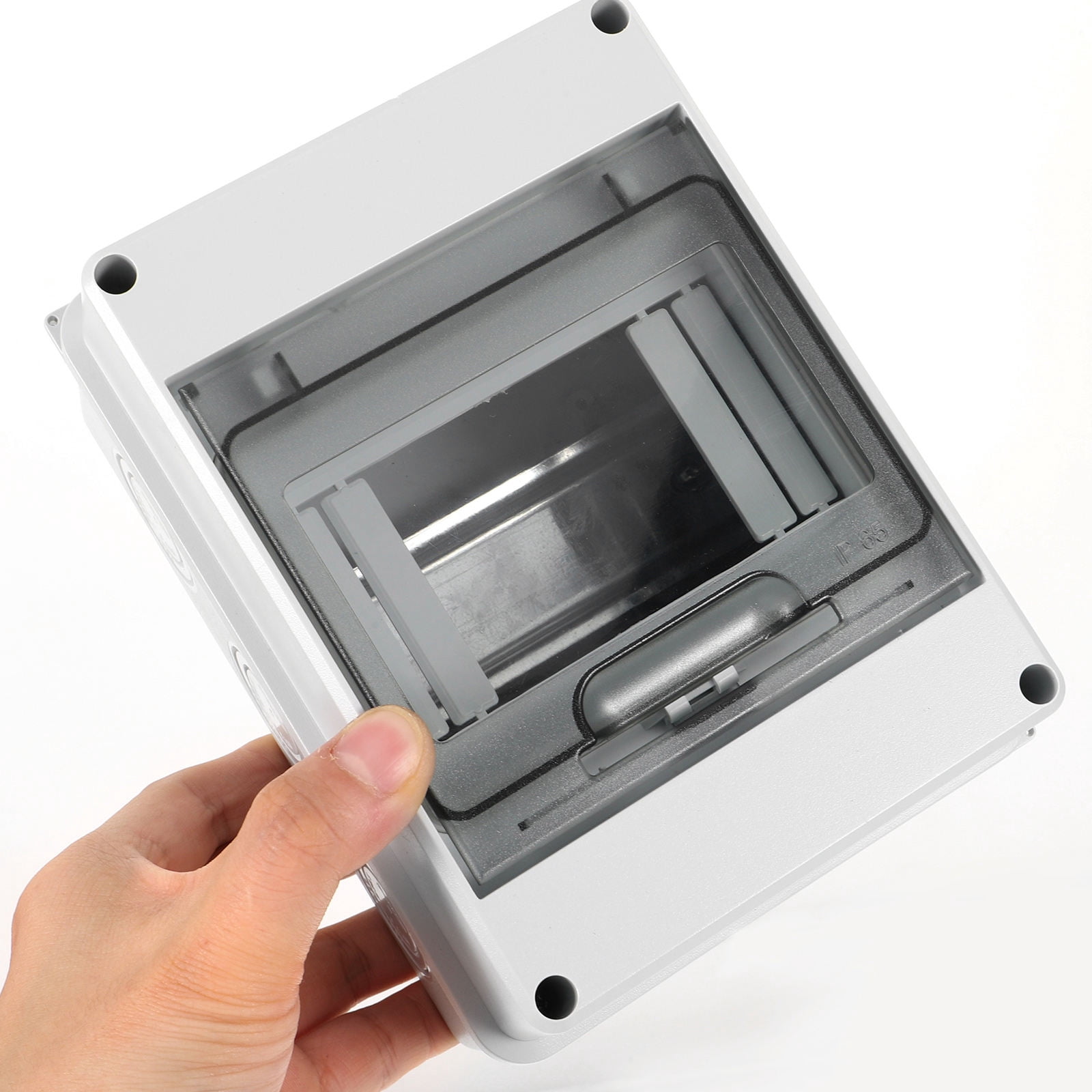 Phenofice Electrical Panel Box Grey Plastic Breaker Box for Distribution Protection