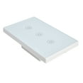 thumbnail image 4 of Interruptor Táctil Inteligente de 3 Bandas Panel de Vidrio Control Remoto por APLICACIÓN de Voz Interruptor de Luz Wifi para Google Home Enchufe de EE. UU. 100‑240V, 4 of 10