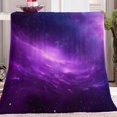 thumbnail image 3 of Size Fantasy Galaxy Pattern Throws For Sofa Settees, Soft Warm Throw Blanket, 3 of 7