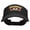 Black, variant on Afghanistan Vet Ribbon Embroidered Cotton Twill Sun Visor - Khaki OSFM