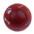 thumbnail image 4 of Bola de comida para perros Yuyangstore juguete para masticar dispensador de actividades L rojo, 4 of 8