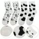 thumbnail image 5 of EeaseMX 2 pares de calcetines delicados de vacas de dibujos animados, calcetines peludos para mujer, calcetines de felpa de tubo, 5 of 8