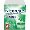 Nicorette Stop Smoking Aid Nicotine Lozenge, Mint Flavor 4 mg 144 ea (Pack of 3)