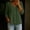 A1_Green, variant on Empire Waist Button Down V Neck Peplum Linen Shirts V Neck Linen Blouses Flowy Cotton Linen Tops Cotton Linen Blouse Vacation Tunic Tops Women's Linen Shirts Peplum Blouse Grey Xxl