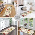 thumbnail image 6 of Yayeee Runner Rug for Bedroom 2'x6' Machine Washable Hallway Non Slip Mat, Beige Floral, 6 of 8