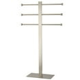 thumbnail image 2 of Kingston Brass Edenscape CCS6028 Freestanding Stainless Steel Towel Holder with Rectangular Base, Satin Nickel, 2 of 2