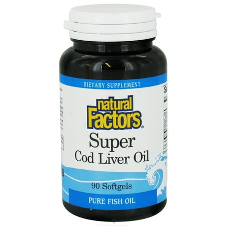 UPC 068958010205 product image for Natural Factors - Super Cod Liver Oil - 90 Softgels | upcitemdb.com
