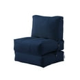 thumbnail image 3 of Cloudy Blue Nylon Chair - Indoor/ Outdoor Water Resistant, Foam Filling, Self-expanding, 3 of 9