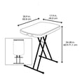 thumbnail image 3 of Mesa Lifetime Plegable para Exterior 66 cm Blanco, 3 of 3