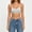 Gray, variant on No Underwire Bras for Women Seamless Wirefree Basic Spaghetti Strap Full Coverage Cotton Bralette Breathable Smooth Everyday Comfortable Bra