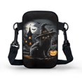 thumbnail image 2 of HELLHERO Cat Pumpkin Pattern Birthday Gift 2 Layers Underarm Shoulder Bag Stylish for Daily Commute or Casual Outings, 2 of 7