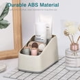 thumbnail image 4 of Remote Controller Box, Plastic TV Remote Control Holder Home Office Organizer Caddy Tray Desktop Storage Container 4 Compartments for Remote Controllers, Office Supplies, Media Accessory, Gray, 4 of 7