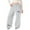 Grey, variant on Gunia Girls Sweatpants Bowknot Girl'S Wide Leg Baggy Lightweight Straight Leg With Pockets Athletic Pants With Pockets 4-16 Years